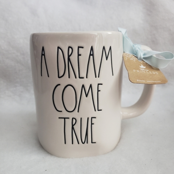 Rae Dunn Disney Princess Castle "A DREAM COME TRUE" Ceramic Mug - Picture 1 of 4